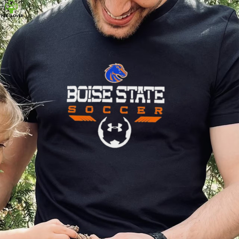 Royal boise state broncos soccer icon tech shirt Royal boise state broncos soccer icon tech shirt