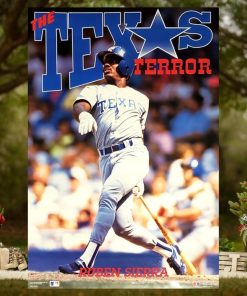 Ruben Sierra Texas Terror Texas Rangers Mlb Action Poster