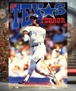 Ruben Sierra Texas Terror Texas Rangers Mlb Action Poster