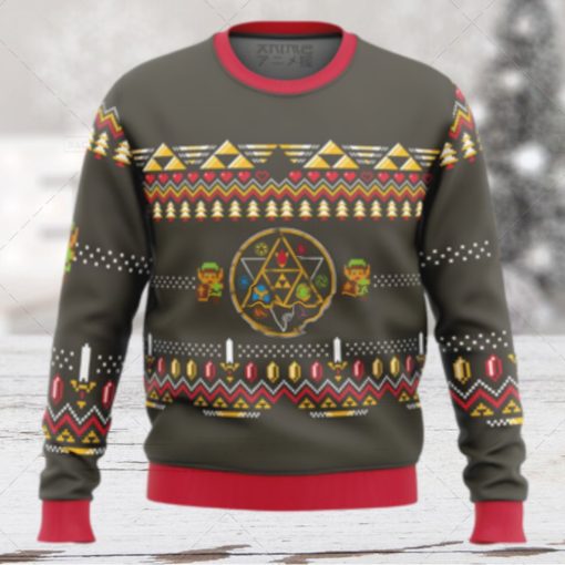 Rubies The Legend Of Zelda Christmas Ugly Wool Knitted Sweater