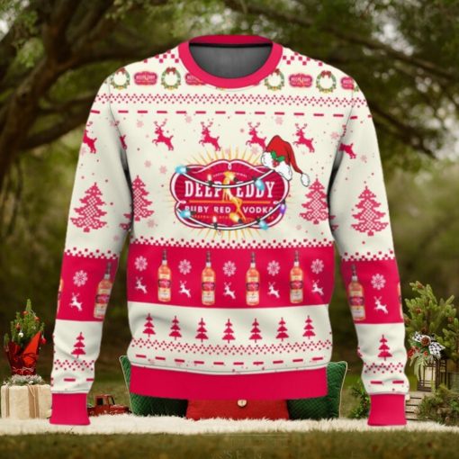 Ruby Red Vodka Ugly Christmas Sweater