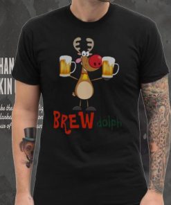 Rudolph Christmas Shirts, Funny Christmas T For Beer Lovers