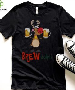 Rudolph Christmas Shirts, Funny Christmas T For Beer Lovers