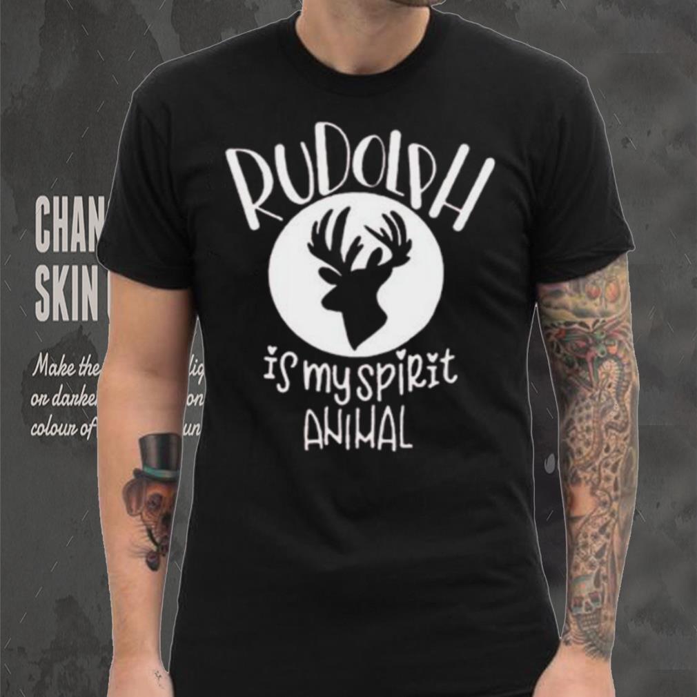Rudolph Is My Spirit Animal Shirts For Christmas Shirt Rudolph Is My Spirit Animal Shirts For Christmas Shirt