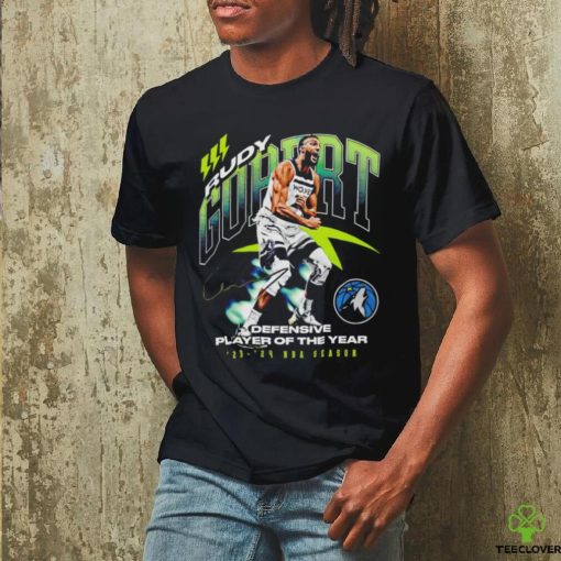 Rudy Gobert Minnesota Timberwolves 2024 NBA DPOY Award shirt