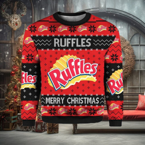 Ruffles Snack Ugly Christmas Sweater