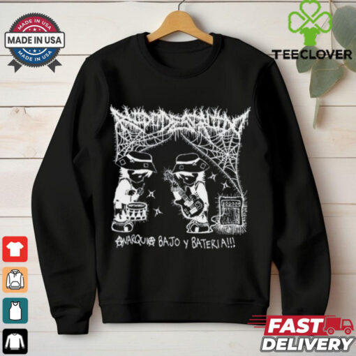 Ruido Destruido Anarquía Bajo Y Bateria Shirt