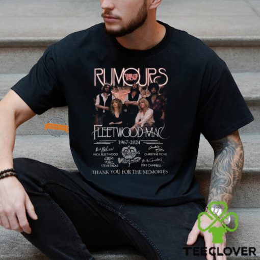 Rumours Tribute Show Fleetwood Mac 1967 2024 Thank You For The Memories T Shirt