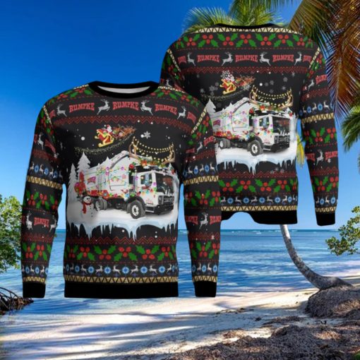 Rumpke Waste & Recycling Christmas AOP 3D Ugly Christmas Sweater