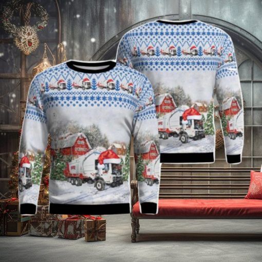 Rumpke Waste & Recycling Christmas Ugly Sweater Xmas Christmas Hoilday Gift