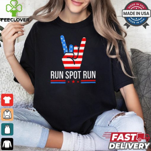 Run Spot Run Elections 2024 Democrat Republican T Shirt