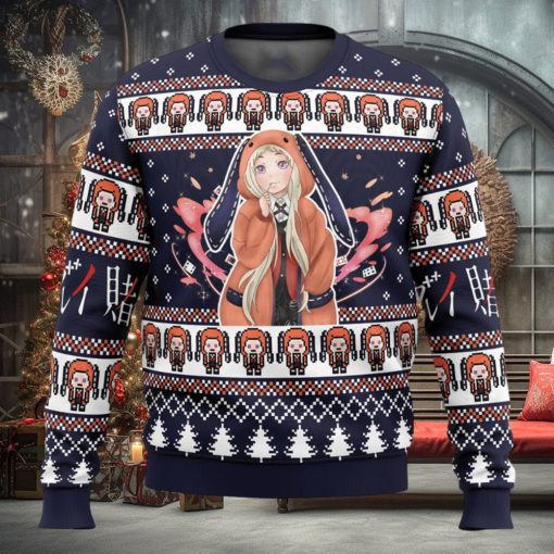 Runa Yomozuki Kakegurui Ugly Christmas Sweater