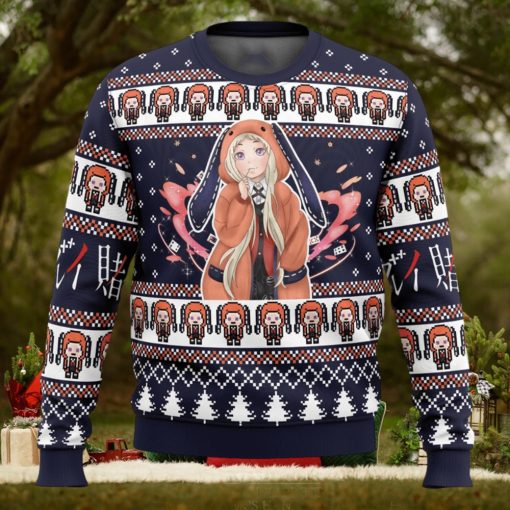 Runa Yomozuki Kakegurui Ugly Christmas Sweater