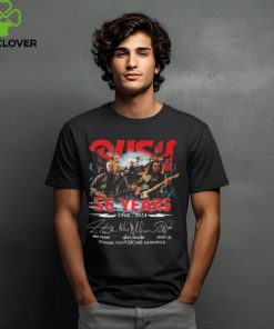 Rush 56 Years 1968 2024 Thank You For The Memories Signatures Shirt