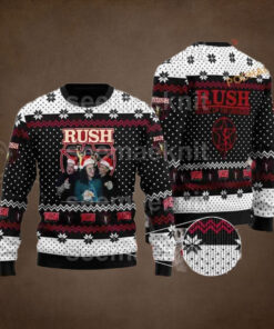 Rush Band Heavy Metal Chirstmas Gifts 2024 Xmas For Family And Friends Ugly Sweater