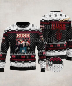 Rush Band Heavy Metal Chirstmas Gifts 2024 Xmas For Family And Friends Ugly Sweater