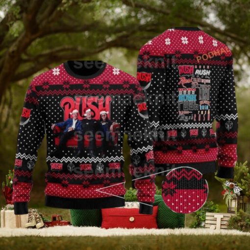Rush Band Unisex Ugly 3D Sweater, Family Ugly Christmas Sweater