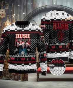 Rush Band Unisex Ugly 3D Sweater, Funniest Ugly Christmas Sweater