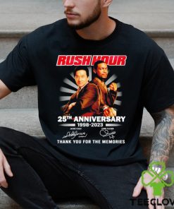 Rush Hour 25th anniversary 1998 2023 thank you for the memories shirt