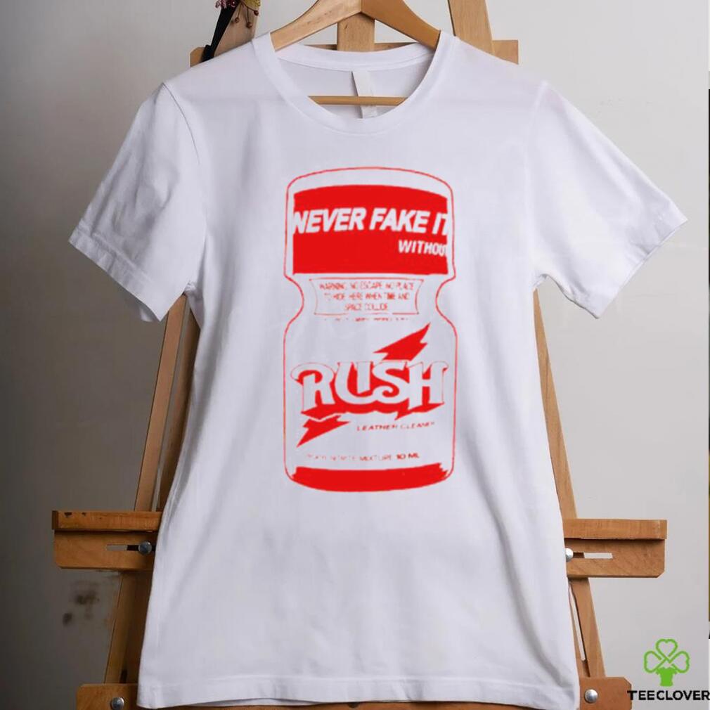 Rush leather Cleaner never fake it without shirt Rush leather Cleaner never fake it without shirt