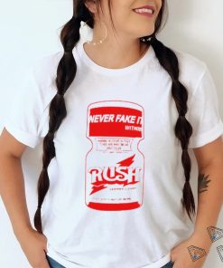 Rush leather Cleaner never fake it without shirt