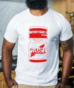 Rush leather Cleaner never fake it without shirt