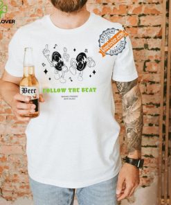 Russ Kaos Pria follow the beat making friends with music shirt
