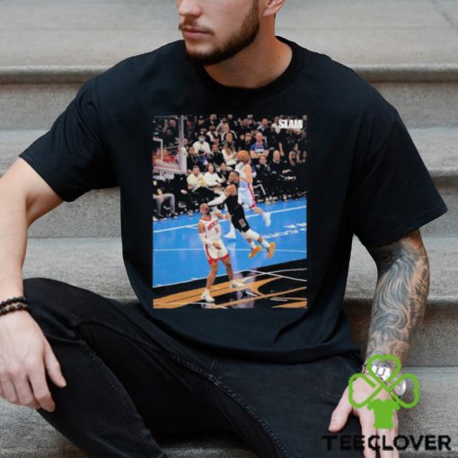 Russell Westbrook Dunk Covered Dillon Brooks Whole Face T Shirt