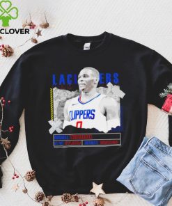 Russell Westbrook Los Angeles Clippers basketball player information paper hoodie, sweater, longsleeve, shirt v-neck, t-shirt