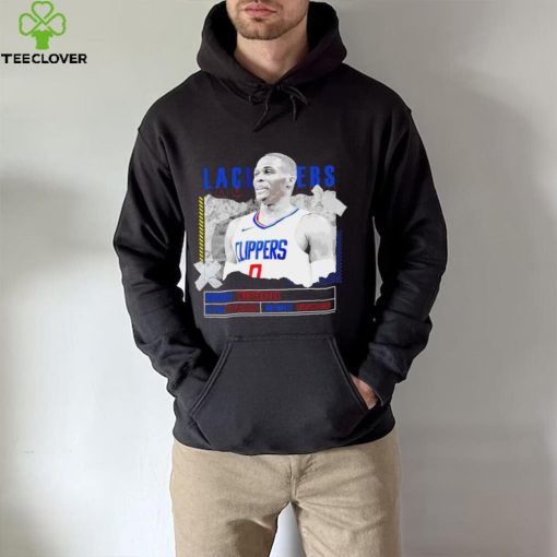 Russell Westbrook Los Angeles Clippers basketball player information paper hoodie, sweater, longsleeve, shirt v-neck, t-shirt