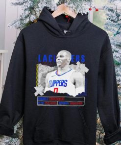 Russell Westbrook Los Angeles Clippers basketball player information paper hoodie, sweater, longsleeve, shirt v-neck, t-shirt