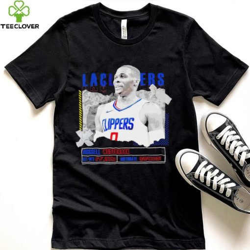 Russell Westbrook Los Angeles Clippers basketball player information paper hoodie, sweater, longsleeve, shirt v-neck, t-shirt