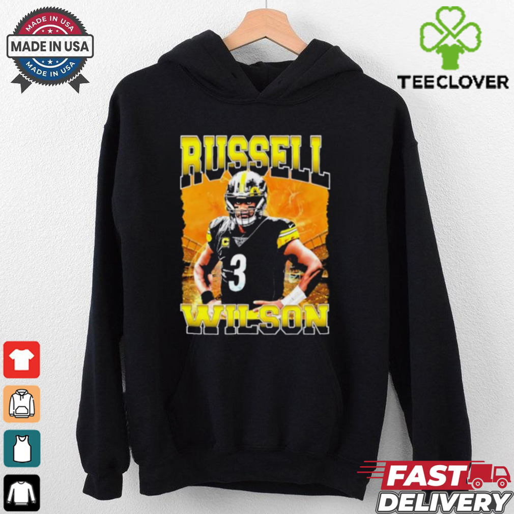 Russell Wilson 03 Pittsburgh Steelers football graphic shirt Russell Wilson 03 Pittsburgh Steelers football graphic shirt