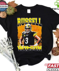 Russell Wilson 03 Pittsburgh Steelers football graphic shirt