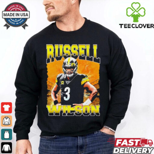 Russell Wilson 03 Pittsburgh Steelers football graphic shirt