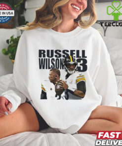 Russell Wilson 3 Pittsburgh Steelers football player team shirt
