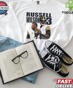 Russell Wilson 3 Pittsburgh Steelers football player team shirt 2 Russell Wilson 3 Pittsburgh Steelers football player team shirt