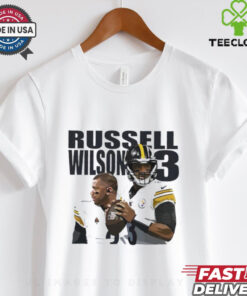 Russell Wilson 3 Pittsburgh Steelers football player team shirt 3 Russell Wilson 3 Pittsburgh Steelers football player team shirt