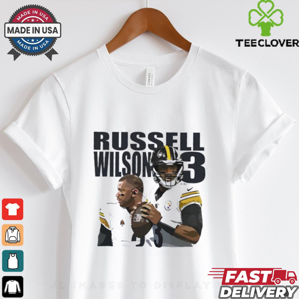 Russell Wilson 3 Pittsburgh Steelers football player team shirt Russell Wilson 3 Pittsburgh Steelers football player team shirt