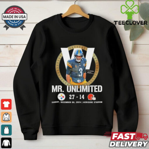 Russell Wilson Mr unlimited Steelers signature T shirt