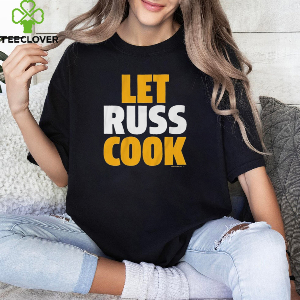 Russell Wilson Pittsburgh Steelers Let Russ Cook Shirt Russell Wilson Pittsburgh Steelers Let Russ Cook Shirt