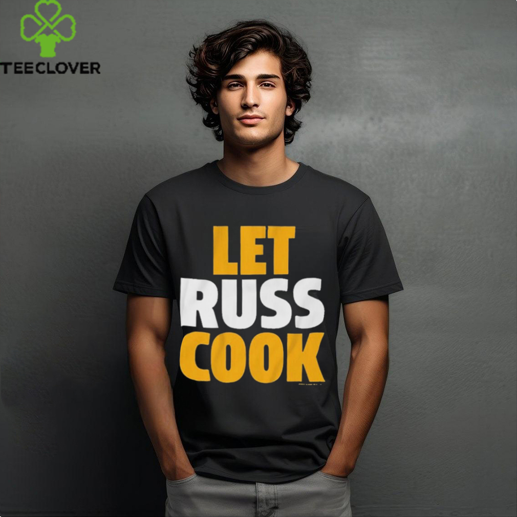 Russell Wilson Pittsburgh Steelers Let Russ Cook Shirt Russell Wilson Pittsburgh Steelers Let Russ Cook Shirt