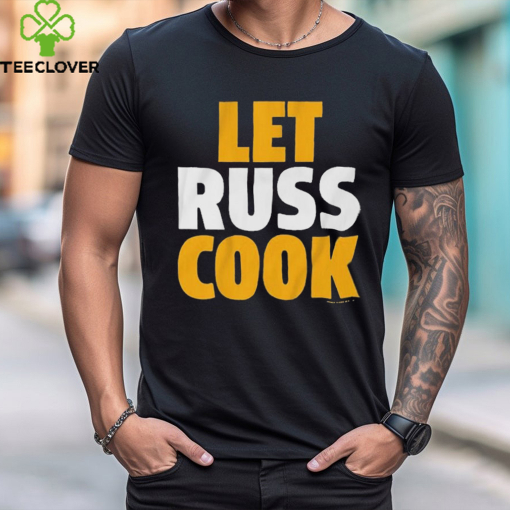 Russell Wilson Pittsburgh Steelers Let Russ Cook Shirt Russell Wilson Pittsburgh Steelers Let Russ Cook Shirt