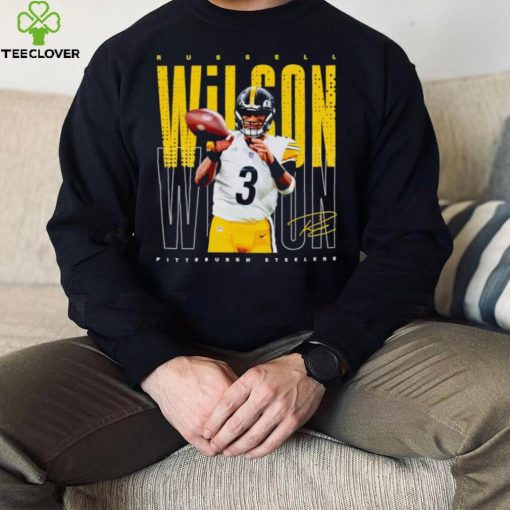 Russell Wilson Pittsburgh Steelers signature hoodie, sweater, longsleeve, shirt v-neck, t-shirt