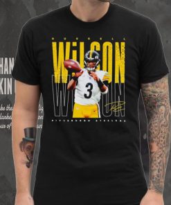 Russell Wilson Pittsburgh Steelers signature hoodie, sweater, longsleeve, shirt v-neck, t-shirt