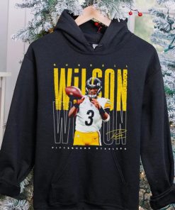 Russell Wilson Pittsburgh Steelers signature hoodie, sweater, longsleeve, shirt v-neck, t-shirt