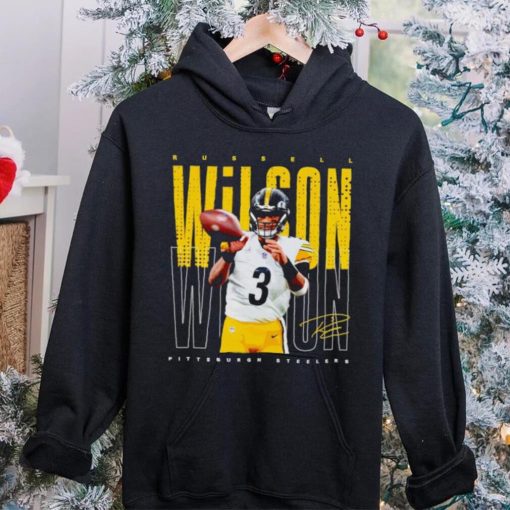 Russell Wilson Pittsburgh Steelers signature hoodie, sweater, longsleeve, shirt v-neck, t-shirt