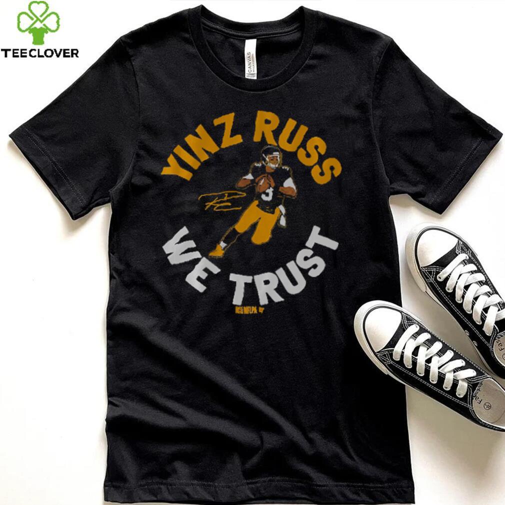 Russell Wilson Yinz Russ We Trust Shirt Russell Wilson Yinz Russ We Trust Shirt