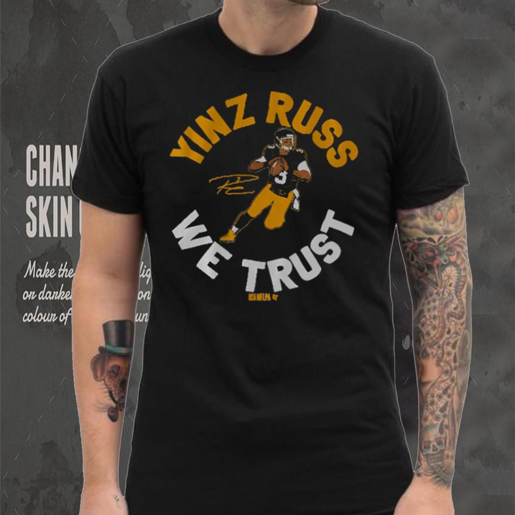 Russell Wilson Yinz Russ We Trust Shirt Russell Wilson Yinz Russ We Trust Shirt