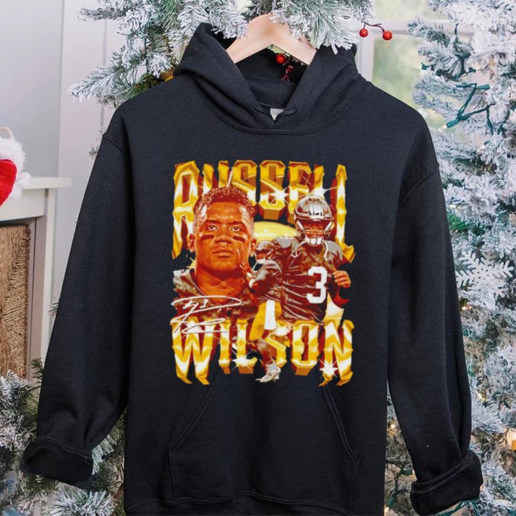 Russell Wilson number 3 Pittsburgh Steelers football player signature vintage shirt Russell Wilson number 3 Pittsburgh Steelers football player signature vintage shirt